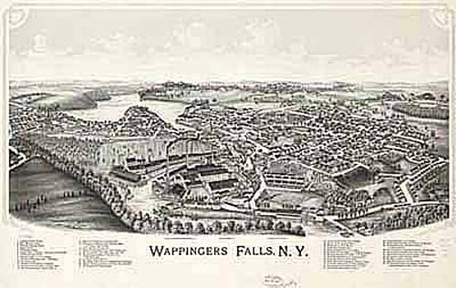 Bird's-eye View of Wappingers Falls