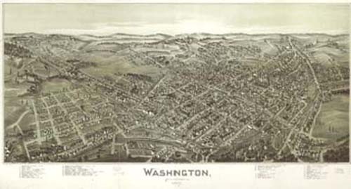 Bird's-eye View of Washington