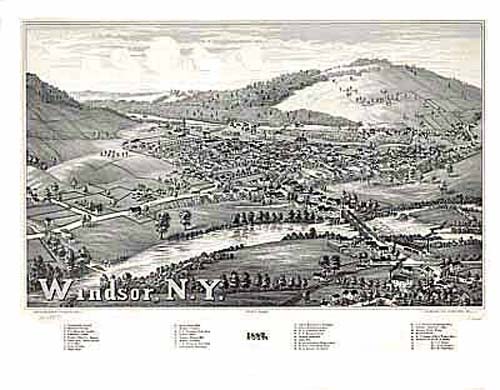 Bird's-eye View of Windsor