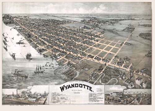 Bird's-eye View of Wyandotte Bird's-eye View of Wyandotte