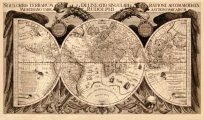 Nova Orbis Terrarum Delineatio Singulari Ratione Accommodata Meridiano Tabb. Rudolphi Astronomicarum