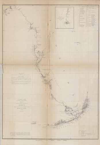 U.S. Coast Survey Showing the Progress of the Survey in Section No. VI (West Coast)
