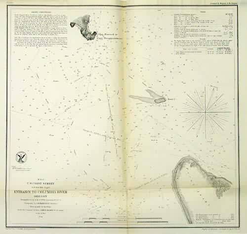 U.S. Coast Survey Entrance to Columbia River Oregon