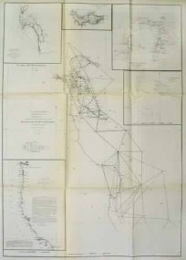 U.S. Coast Survey Sketch J Showing the Progress of the Survey on the Western Coast of the United States Sections X & XI
