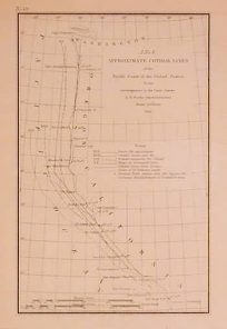 Approximate Cotidal Lines of the Pacific Coast of the United States