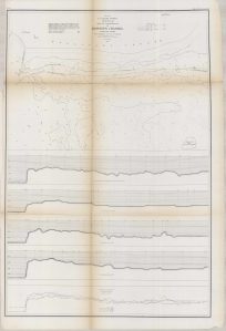 Map of Comparison of Maffitts Channel Charleston Harbor'