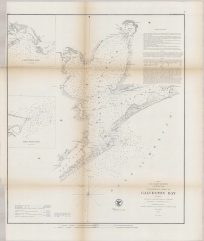 U.S. Coast Survey - Preliminary Chart of Galveston Bay