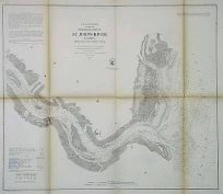 U.S. Coast Survey Preliminary Chart of St. Johns River from Entrance to Brown's Creek'