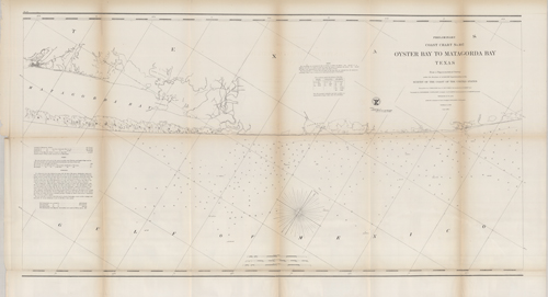 Preliminary Coast Chart No. 107 Oyster Bay to Matagorda Bay Texas