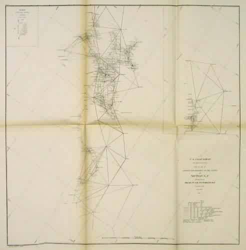 U.S. Coast Survey Sketch J Showing the Progress of the Survey In Section No. X From Point Sal to Tomales Bay U.S. Coast Survey Sketch J Showing the Progress of the Survey In Section No. X From Point Sal to Tomales Bay