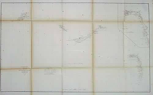 U.S. Coast Survey Showing the Progress of the Survey in Section No. VII (Florida Panhandle)