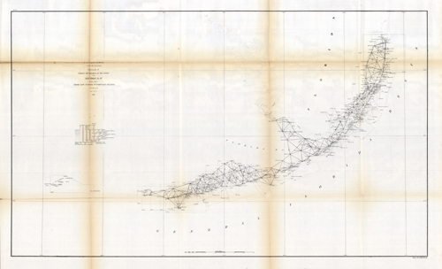 U.S. Coast Survey Sketch F Showing the Progress of the Survey Section No. VI From Cape Florida to Tortuga Island U.S. Coast Survey Sketch F Showing the Progress of the Survey Section No. VI From Cape Florida to Tortuga Island
