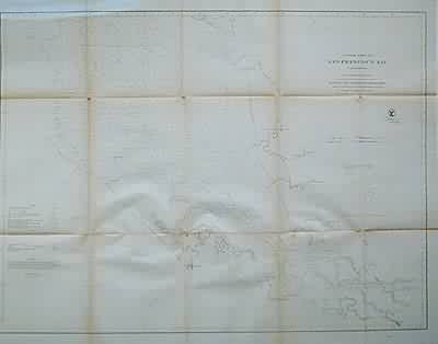 Antique Coastal Survey-Upper Part of San Francisco Bay