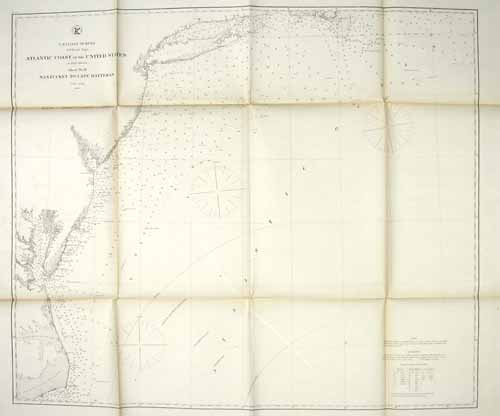 U.S. Coast Survey Atlantic Coast of the United States Sheet No. II Nantucket to Cape Hatteras