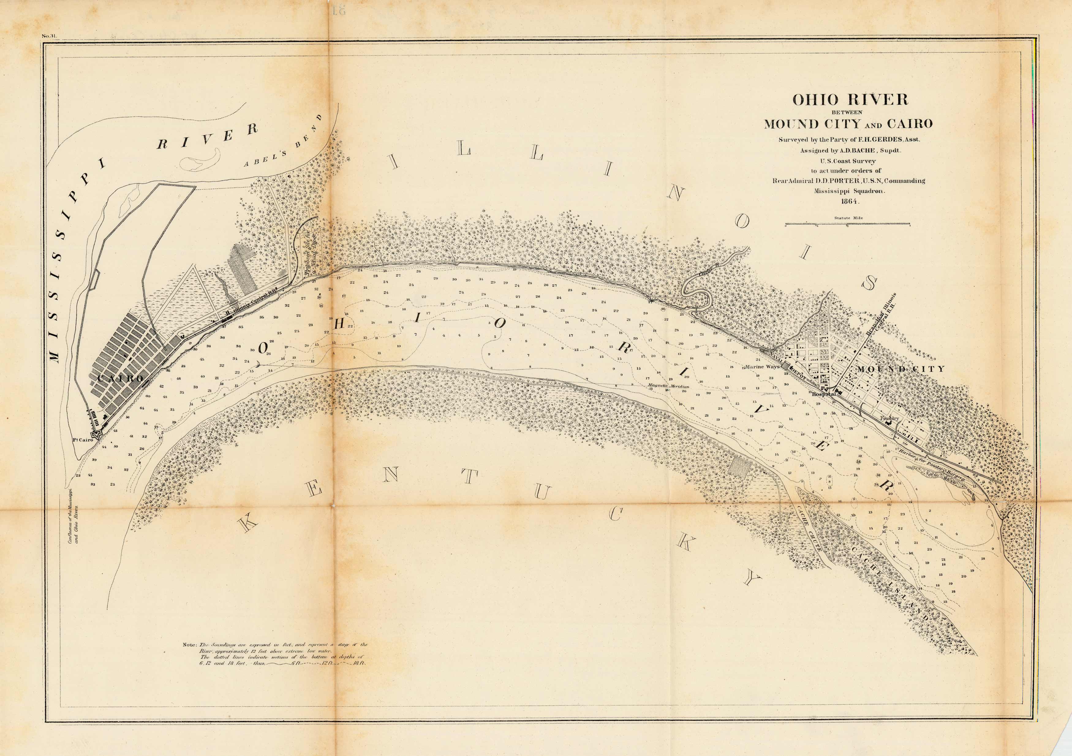 Ohio River Between Mound City and Cairo