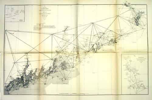 U.S. Coast Survey Sketch A Showing the Progress of the Survey in Section No. 1 U.S. Coast Survey Sketch A Showing the Progress of the Survey in Section No. 1