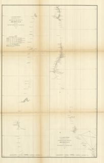 Progress of the Survey in Section No. XI - Lower Sheet - From the California Line to Tillamook Bay / Progress of the Survey in Section No. X - Upper Sheet - From Tomales Bay to the Oregon Line - 1870