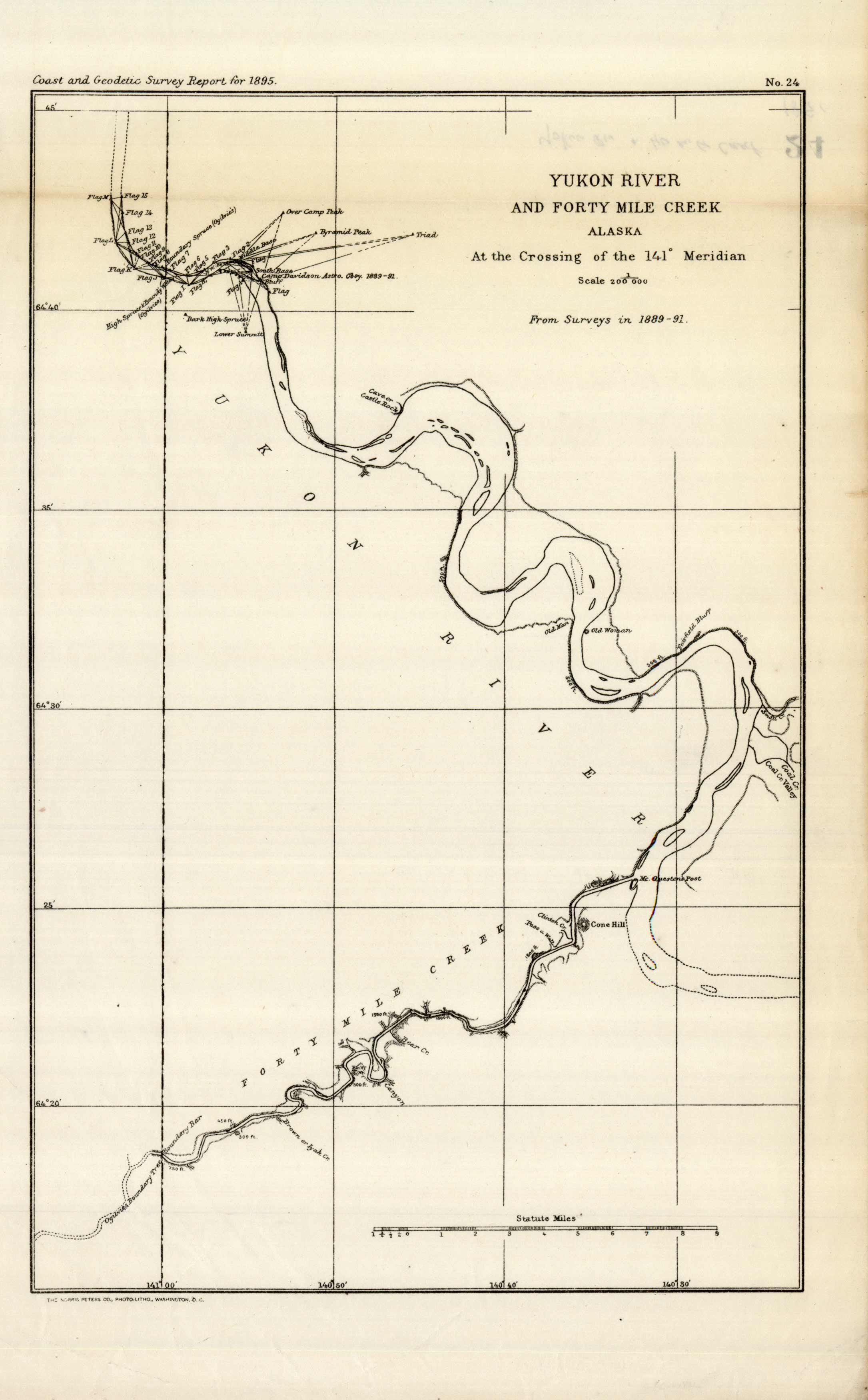 Yukon River and Forty Mile Creek Yukon River and Forty Mile Creek
