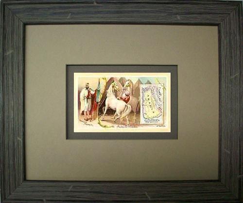 FRAMED Arbuckles Coffee Card of Arabia'