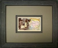 FRAMED Arbuckles Coffee Card of Austro Hungary'