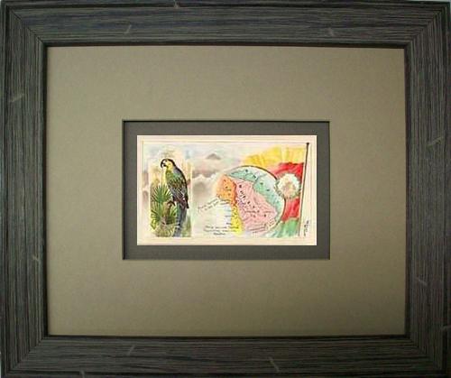 FRAMED Arbuckles Coffee Card of Bolivia' FRAMED Arbuckles Coffee Card of Bolivia'