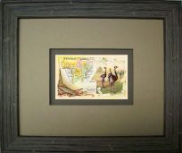 FRAMED Arbuckles Coffee Card of Central Africa'