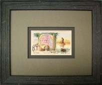 FRAMED Arbuckles Coffee Card of Egypt'