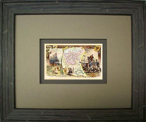 FRAMED Arbuckles Coffee Card of the German Empire'