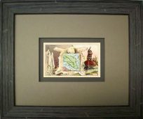 FRAMED Arbuckles Coffee Card of Greenland'