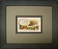 FRAMED Arbuckles Coffee Card of Guiana'