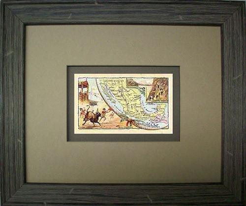 FRAMED Arbuckles Coffee Card of Mexico' FRAMED Arbuckles Coffee Card of Mexico'