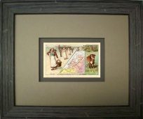 FRAMED Arbuckles Coffee Card of Netherlands'