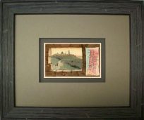 FRAMED Arbuckles Coffee Card of Palestine'