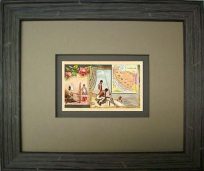 FRAMED Arbuckles Coffee Card of Persia'