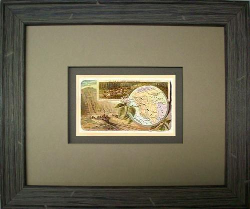 FRAMED Arbuckles Coffee Card of Peru' FRAMED Arbuckles Coffee Card of Peru'