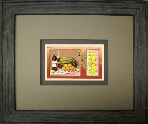 FRAMED Arbuckles Coffee Card of Portugal'