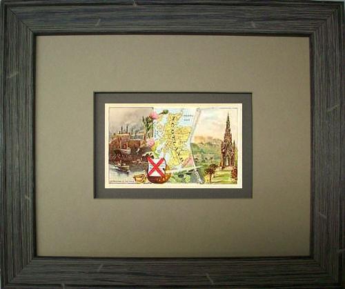 FRAMED Arbuckles Coffee Card of Scotland'
