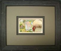 FRAMED Arbuckles Coffee Card of Siam