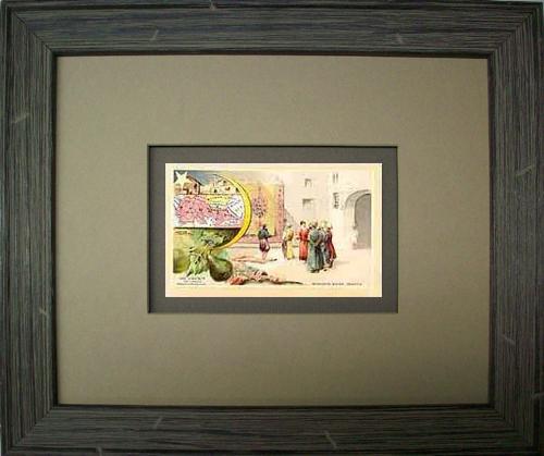 FRAMED Arbuckles Coffee Card of Turkey'