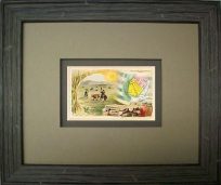 FRAMED Arbuckles Coffee Card of Uruguay'