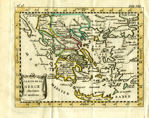 Carte De La Grece