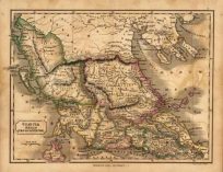 Graecia Extra Peloponnesum. (Ancient Greece Outside of Peloponnese)