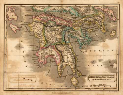 Peloponnesus et Graecia Meridionalis. (Peloponnese Peloponnesus et Graecia Meridionalis. (Peloponnese