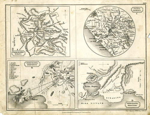 Chorographia Romana / Vicinia Romana / Chorographia Atheniensis / Chorographia Syracusana