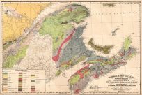 Geological Map of Canada and Newfoundland - Derived from the Results of - The Canadian Geological Survey - and from the Labors of - Dr. J.W. Dawson