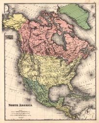 Map of North America