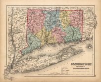 Connecticut with Portions of New York and Rhode Island