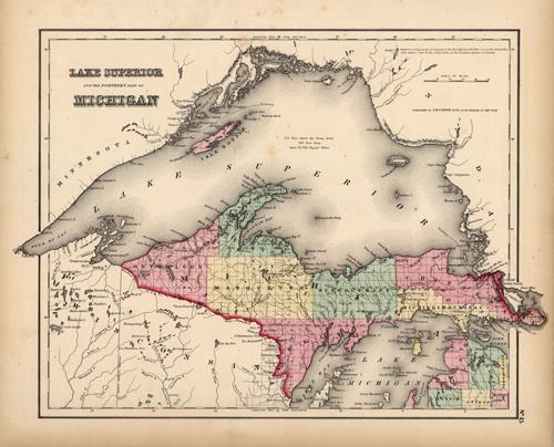 Lake Superior and the Northern Part of Michigan