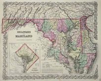 Delaware and Maryland