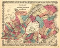 Canada East or Lower Canada and New Brunswick